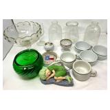 Glassware, Cups, and Figurines Collection