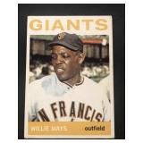1964 Topps Willie Mays Card #150 Giants HOF 'er