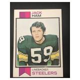 1973 Topps Jack Ham Rookie Card Steelers HOF 'er