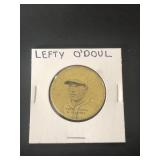 1933 Lefty O'Doul Double Header Button Pin RARE