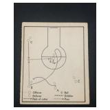 1948 Bowman Basketball #17 Single Cut Play