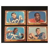 1966 Topps Football Card Lot of 4