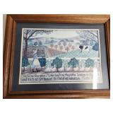 Psalms 25:4-5 Framed Print