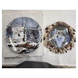 Wolf Collectors Plates