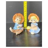 Boy & Girl with Flowers Figurines