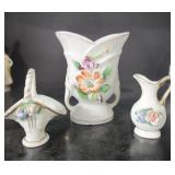 Lot of 3 Japan Mini Figurines/Bud Vases
