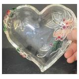 Heart Shaped Glass Dish