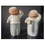 Vintage Japan Stoneware Salt & Pepper