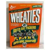 Empty Green Bay Wheaties Box