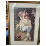 Vintage Seignac Framed Print