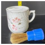 Vintage Shaving Brush and Mug