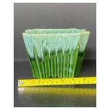 UPCO Green Glazed Planter