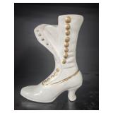 Shoe Vase (Does have hairline crack)
