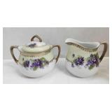 Vintage/Antique Bavaria Cream & Sugar