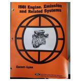 1981 FORD ESCORT LYNX ENGINE EMISSION AND RELATEDS