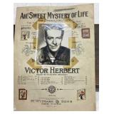 Victor Herbert Music Sheet  Signed Photo of?