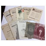 Lot of 11 Vintage Sheet Music