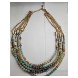Multistrand Colorful Beaded Necklace