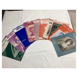 Lot of 10 Vintage Sheet Music