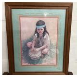 Indian Art Framed Picture by Marjorie M. Anderson