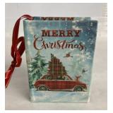 Vintage Merry Christmas Music Box  Book Works