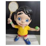 Ceramic Tennis Player Boy