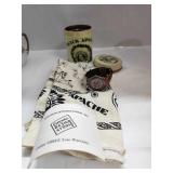 Black Apache Tin with Watch & Scarf **