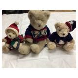 Set of 3 Plush Bears