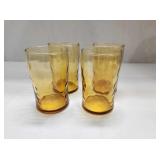 Vintage Amber Glasses