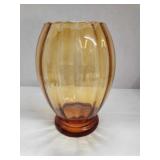 Amber Glass Vase **