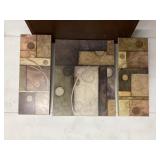 3 Piece Art Decor 19ï¿½ x 15ï¿½, 19ï¿½ x 7.25ï¿½