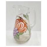 American Atelier Fruit Crackle Glass Pitcher*