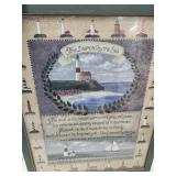 THE DIAMOND BY THE SEA FRAMED LIGHTHOUSE PRINT