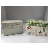 Card boxes with Recipes