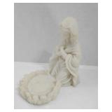 Vintage Mary Candle Holder (unsure of composition)