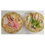 Vintage Resin 3 D Mini Plates