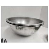 3-Five Qt Stainless Bowls