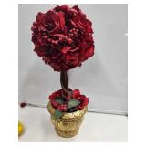 Red Roses Decor Approx 18"