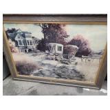 Ron Roesch "The Old Manor" Large Wood Framed Print