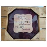 Layered Glass Plaque