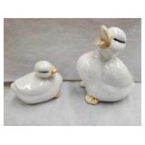 Lusterware Duck Figures