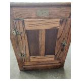 Vintage White Clad Ice Box Cabinet