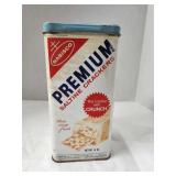 Nabisco Premium Saltine Crackers 1969 Tin