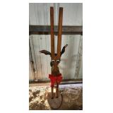 Tall Wood Reindeer