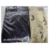 Utica Ducks Flannel Sheets Queen