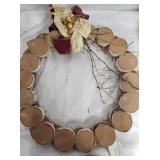 Wood Birch Wreath