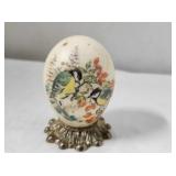 Vintage Birds/Flowers Egg