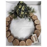 Handmade Wood Wreath