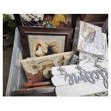 Tote of Wall Hangings