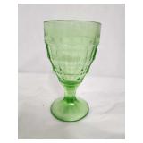 Uranium Glass Goblet